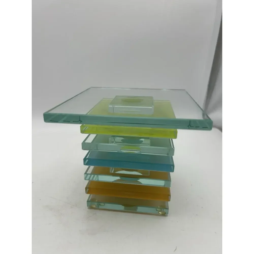 PartyLite Multicolor PRISM CANDLE HOLDER P 9271, 4
